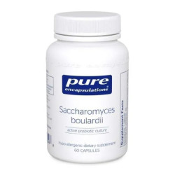 Сахаромицеты буларди, Saccharomyces Boulardii Pure Encapsulations, 60 капсул