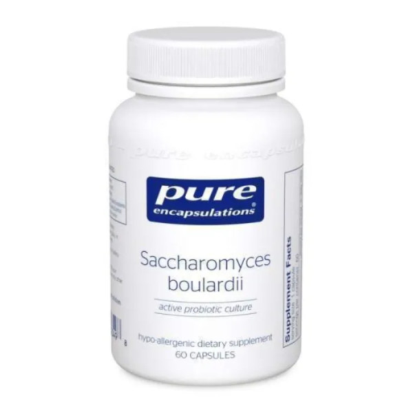 Сахароміцети буларді, Saccharomyces Boulardii, Pure Encapsulations, 60 капсул