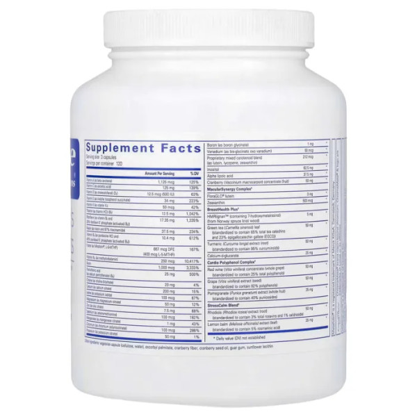 Мультивітаміни для жінок 40+, Women's Nutrients, Pure Encapsulations, 360 вегетаріанських капсул