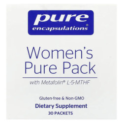 Мультивитамины для женщин набор, Pure Encapsulations Women's Pure Pack, 30 пакетов
