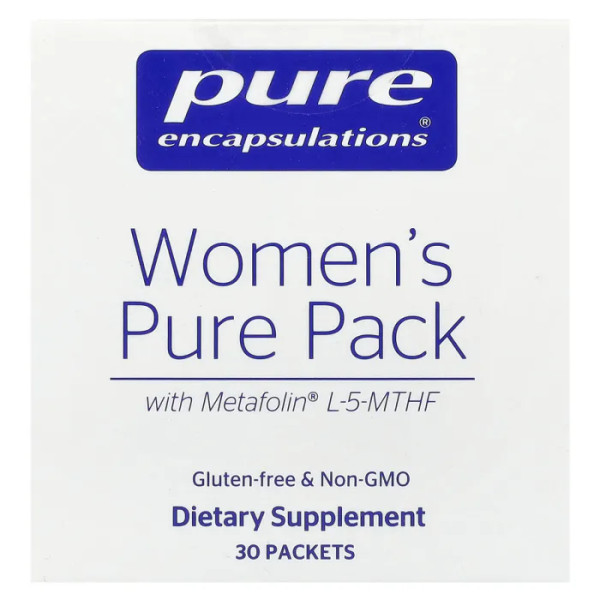 Мультивітаміни для жінок, Women's Pure Pack, Pure Encapsulations, жіноча упаковка Pure Pack, 30 пакетів