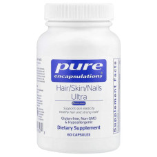 Комплекс для волосся, шкіри та нігтів, Hair/Skin/Nails Ultra Pure Encapsulations, 60 капсул
