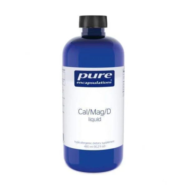 Кальцій Магній Вітамін D рідкий, Cal\/Mag\/D liquid, Pure Encapsulations, 480 мл