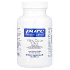 Оксид азоту ультра, Nitric Oxide Ultra Pure Encapsulations, підтримка вироблення оксиду азоту та здорового кровотоку