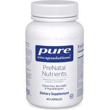 Мультивітаміни для вагітних, Pure Encapsulations PreNatal Nutrients, 60 капсул