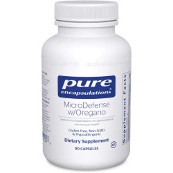 Мікробний баланс та здоров'я ШКТ, MicroDefense w Oregano Pure Encapsulations, 90 капсул