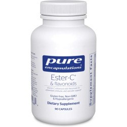 Естер C та флавоноїди, Pure Encapsulations Ester-C & flavonoids, 90 капсул