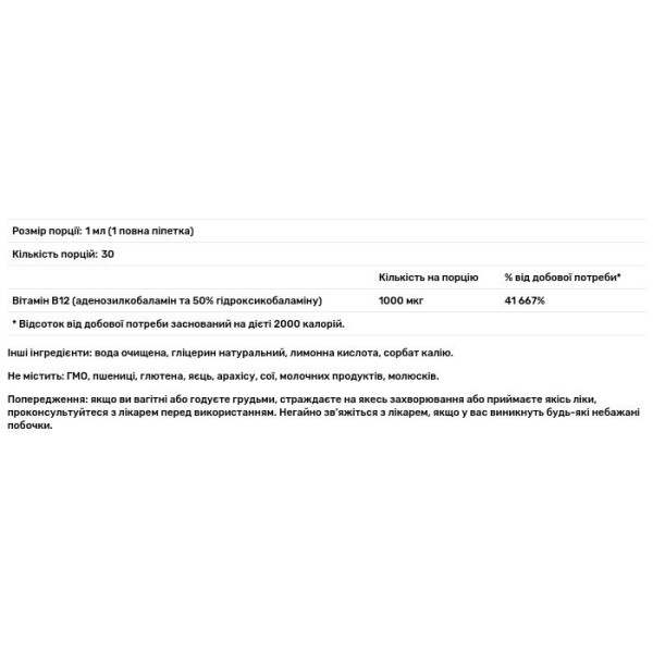 Вітамін B12, Adenosyl\/Hydroxy B12, Pure Encapsulations, у формі аденозилкобаламіну та гідроксикобаламіну, 30 мл