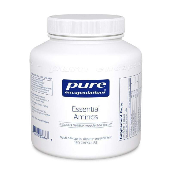 Незамінні амінокислоти, Essential Aminos, Pure Encapsulations, 180 капсул