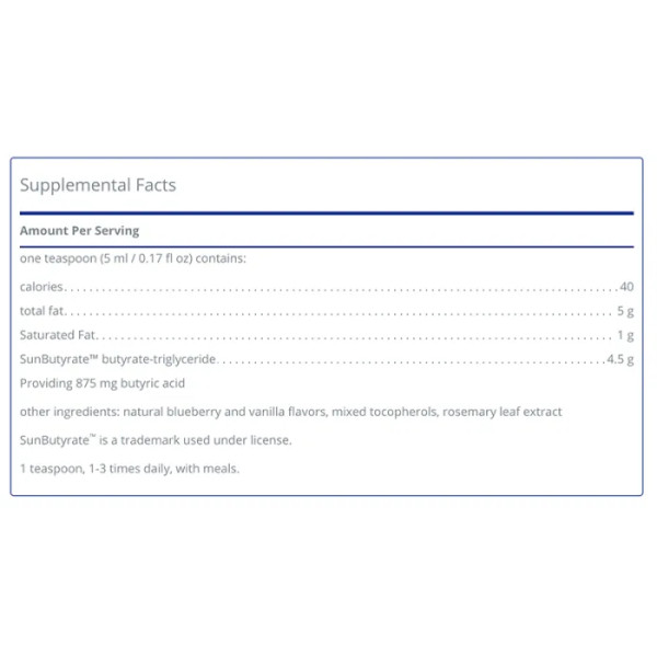 Підтримка здоров'я шлунково-кишкового тракту, SunButyrate, Pure Encapsulations, 280 мл