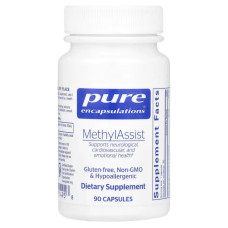 Витамины группы B для метилирования, MethylAssist Pure Encapsulations, 90 капсул