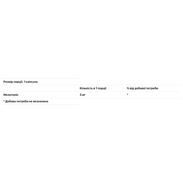 Мелатонін, Melatonin, The Vitamin Shoppe, 3 мг, 60 капсул