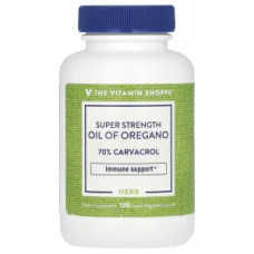 Олія орегано 45 мг, The Vitamin Shoppe Super Stength Oil of Oregano, 120 капсул