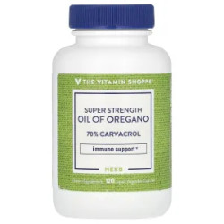 Масло орегано 45 мг, The Vitamin Shoppe Super Stength Oil of Oregano, 120 капсул