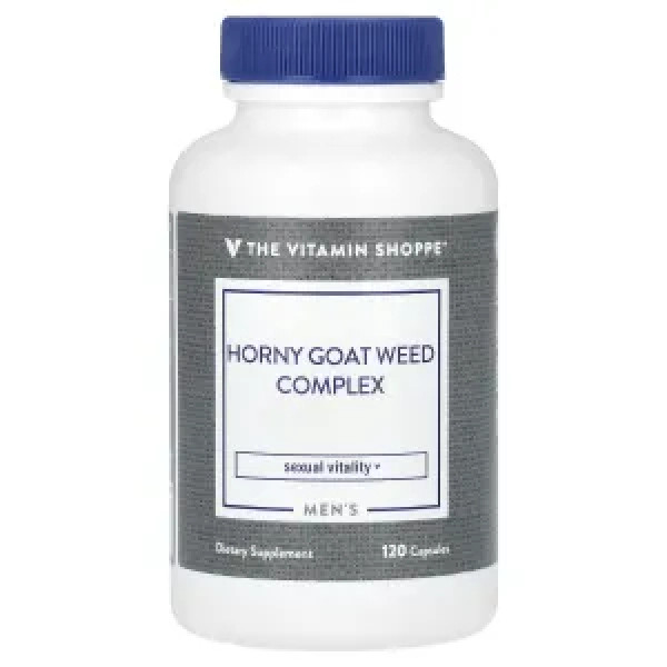 Горянка, комплекс для чоловіків, Men's Horny Goat Weed Complex, The Vitamin Shoppe, з трибулусом та макуною, 120 капсул