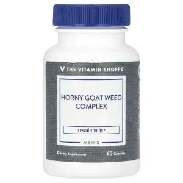 Горяна, комплекс для чоловіків, Men's Horny Goat Weed Complex, The Vitamin Shoppe, з трибулусом та макуною, 60 капсул