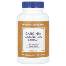 Гарцинья камбоджийская экстракт, The Vitamin Shoppe Garcinia Cambogia, 90 капсул