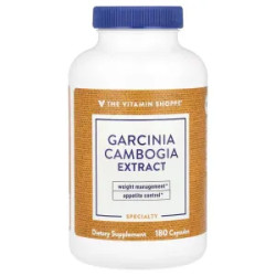 Гарциния камбоджийская экстракт, The Vitamin Shoppe Garcinia Cambogia, 180 капсул