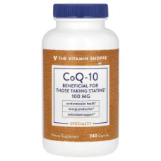 Коэнзим Q10 100 мг, CoQ-10 The Vitamin Shoppe, 240 капсул