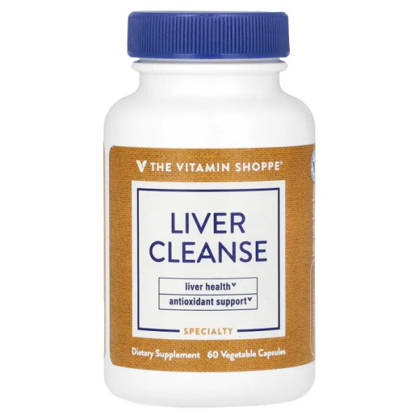 Очищення печінки, Liver Cleanse, The Vitamin Shoppe, 60 рослинних капсул