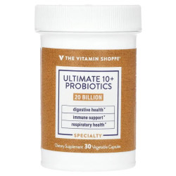 Пробиотики 20 млрд КОЕ, Ultimate 10+ Probiotics The Vitamin Shoppe, 30 растительных капсул