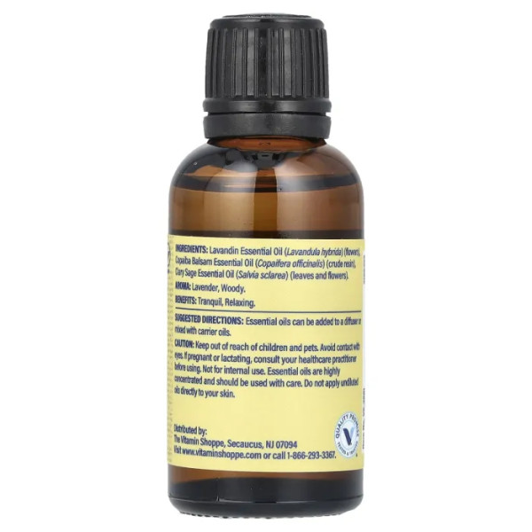 Ефірне масло для сну, 100% Pure Essential Oil Blend, The Vitamin Shoppe, суміш, 30 мл