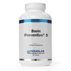 Вітаміни та мінерали без заліза та міді, Douglas Laboratories Basic Preventive 5, 180 таблеток