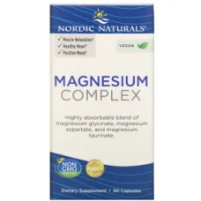 Магнієвий комплекс, Magnesium Complex Nordic Naturals, 90 капсул