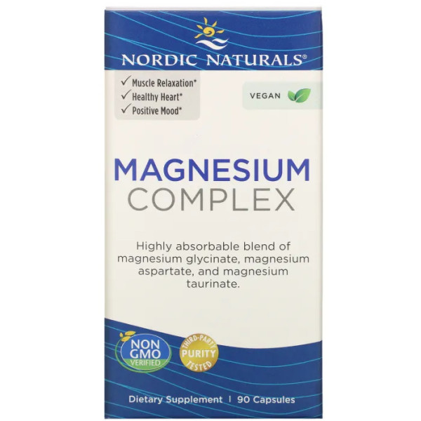 Комплекс магнію, Magnesium Complex, Nordic Naturals, 90 капсул