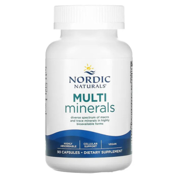 Мультимінеральний комплекс, Multi Minerals, Nordic Naturals, 90 капсул