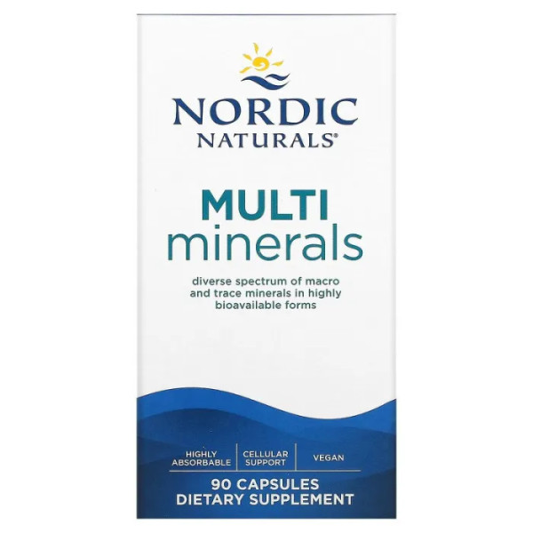 Мультимінеральний комплекс, Multi Minerals, Nordic Naturals, 90 капсул