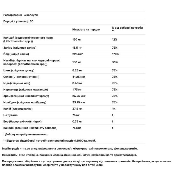 Мультимінеральний комплекс, Multi Minerals, Nordic Naturals, 90 капсул