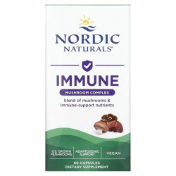 Підтримка імунітету, Nordic Naturals Immune Mushroom Complex, 60 капсул