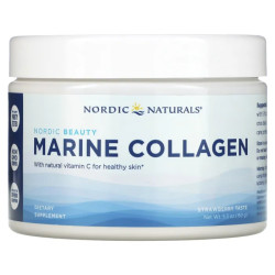 Морской коллаген, аромат клубника, Nordic Naturals Marine Collagen, 150 г