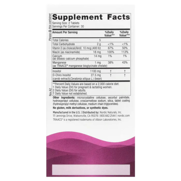 Підтримка фертильності для жінок, Fertility Support, Nordic Naturals, 60 таблеток