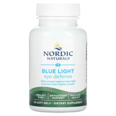 Защита глаз от синего света, Nordic Naturals Blue Light Eye Defense, 60 мягких капсул