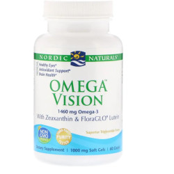Омега-3 для зрения 1000 мг, Nordic Naturals Omega Vision, 60 капсул