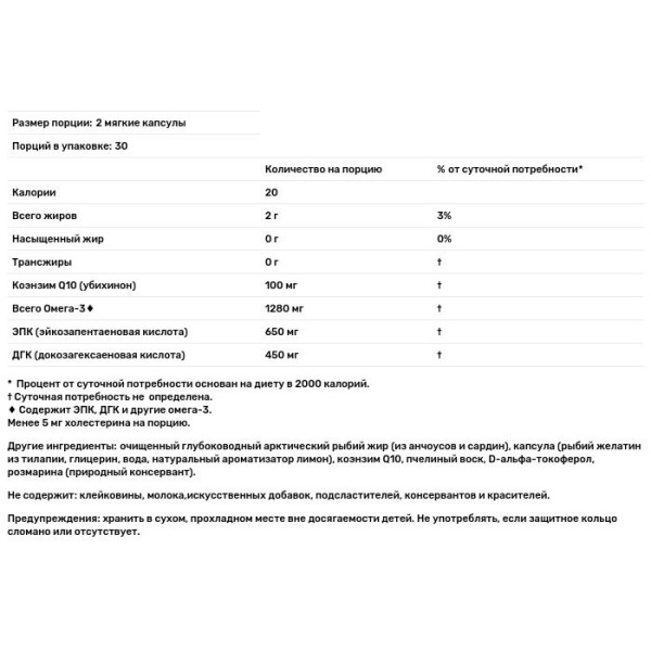 Омега-3 з коензимом Q10, Omega + CoQ10, Nordic Naturals, 640 мг, 60 капсул