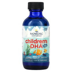 ДГК для детей 880 мг, вкус ягодный пунш, Nordic Naturals Children's DHA Xtra, 60 мл