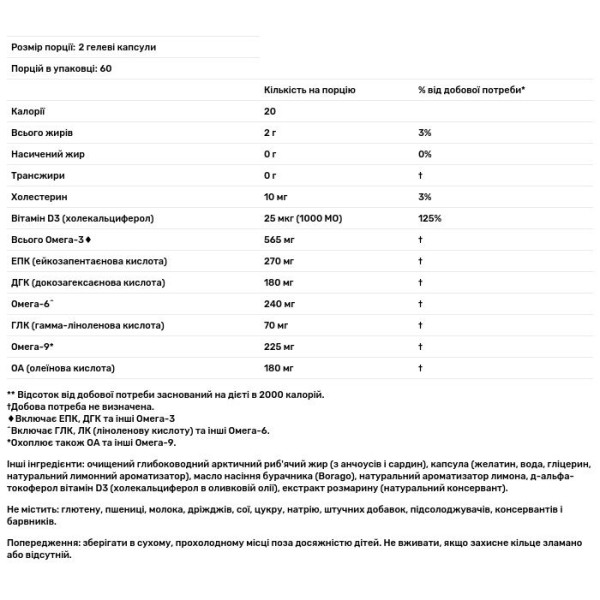 Омега 3 6 9 + D3, Complete Omega-D3, Nordic Naturals, лимон, 1000 мг, 120 гелевих капсул