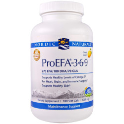 Омега 3-6-9 1000 мг аромат лимону, ProEFA - 3-6-9 Nordic Naturals, 180 капсул