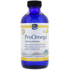 Омега, лимонний смак, Nordic Naturals ProOmega, 237 мл