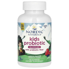 Жувальні пробіотики для дітей Probiotic Gummies Nordic Naturals, черешневий пунш, 60 штук