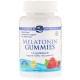 Мелатонин, вкус малины, Melatonin Gummies, Nordic Naturals, 1,5 мг, 60 жевательных конфет