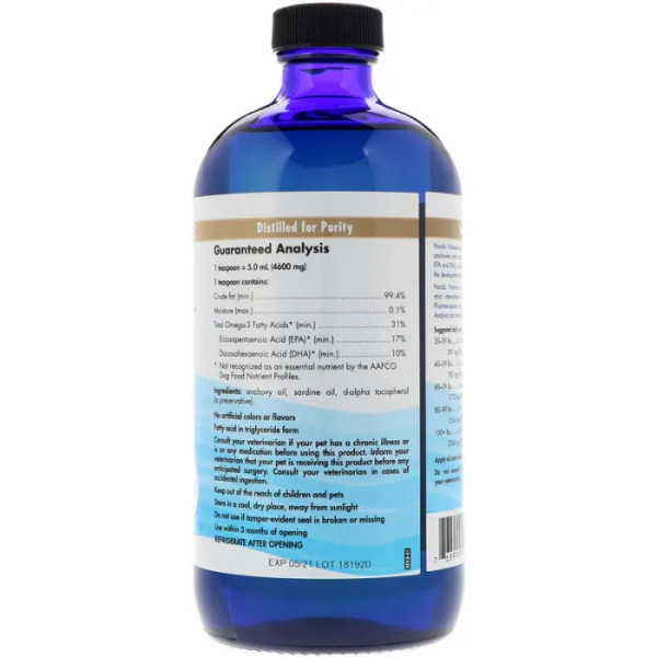 Омега-3 для домашніх тварин, Omega-3 Pet, Nordic Naturals, 473 мл