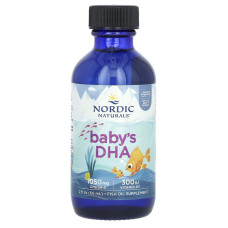 Риб'ячий жир для дітей з вітаміном D3, Baby's DHA, Nordic Naturals, 60 мл