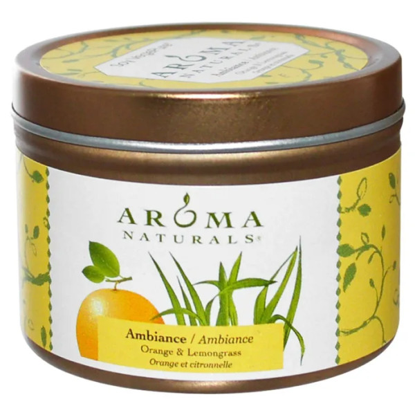 Свічка з ароматом апельсина і лимонника, Aroma Naturals, 79,38 г