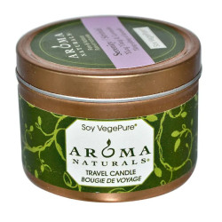 Ароматическая свеча, Aroma Naturals Soy VegePure, иланг иланг и лаванда, дорожная, для медитации, 79,38 г