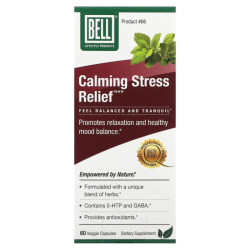 Заспокійливий засіб, Bell Lifestyle Calming Stress Relief, 60 рослинних капсул