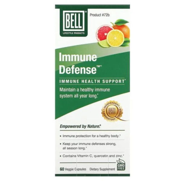 Імунний захист, Immune Defense, Bell Lifestyle, 60 рослинних капсул
